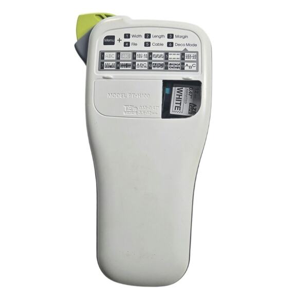 Brother P-Touch Model PT-H100 Hand held Battery Label Maker - Picture 4 of 6